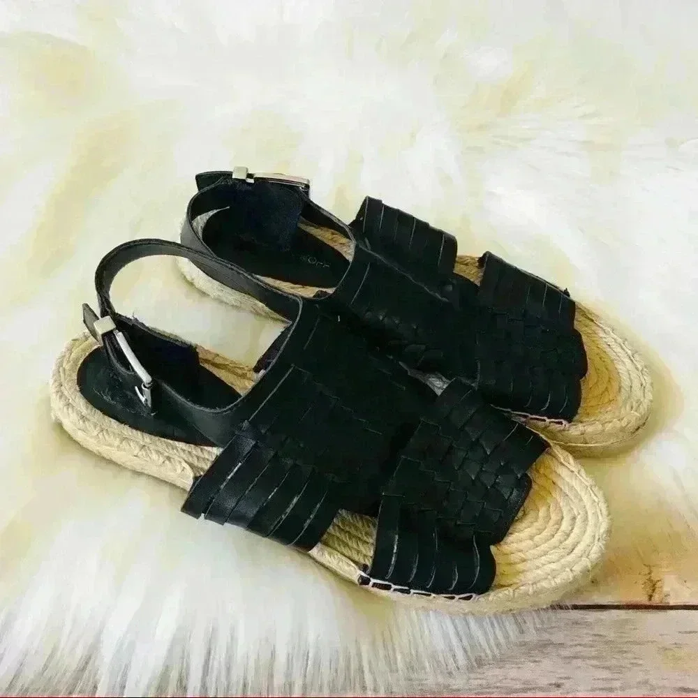 Rebecca Minkoff Espadrille Sandals Leather Shoes